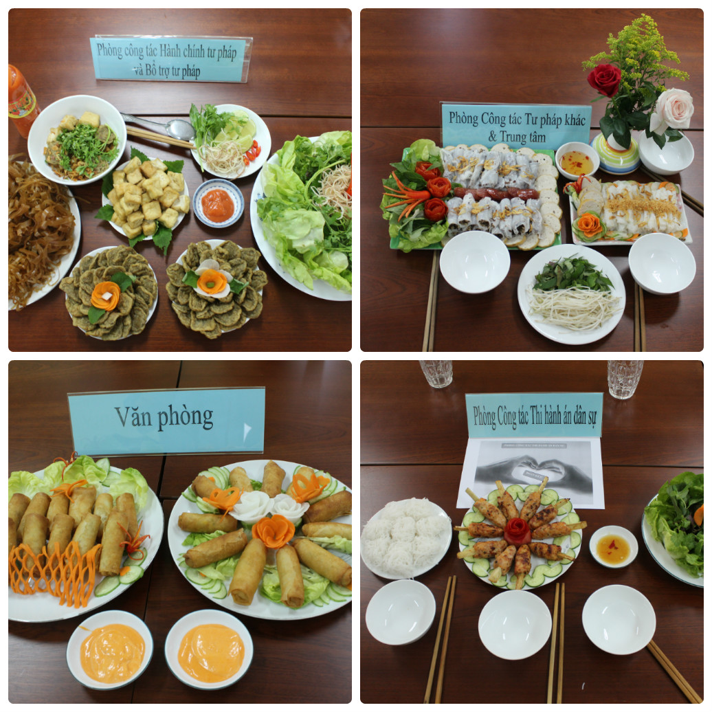 Các món ăn tham gia hội thi